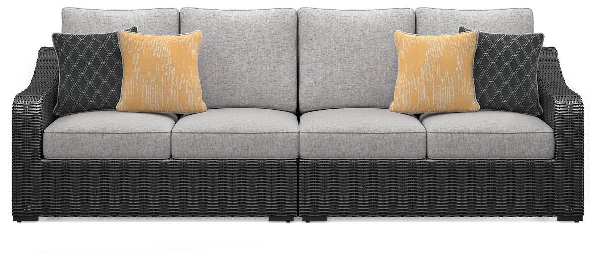 Beachcroft 2-Piece Outdoor Loveseat with Cushion - Furniture World