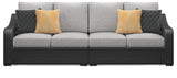 Beachcroft 2-Piece Outdoor Loveseat with Cushion - Furniture World