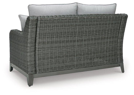 Elite Park Outdoor Loveseat with Cushion - Furniture World