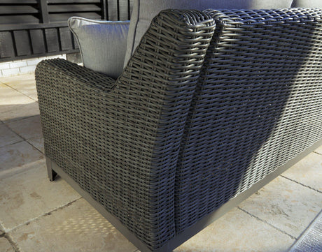Elite Park Outdoor Loveseat with Cushion - Furniture World