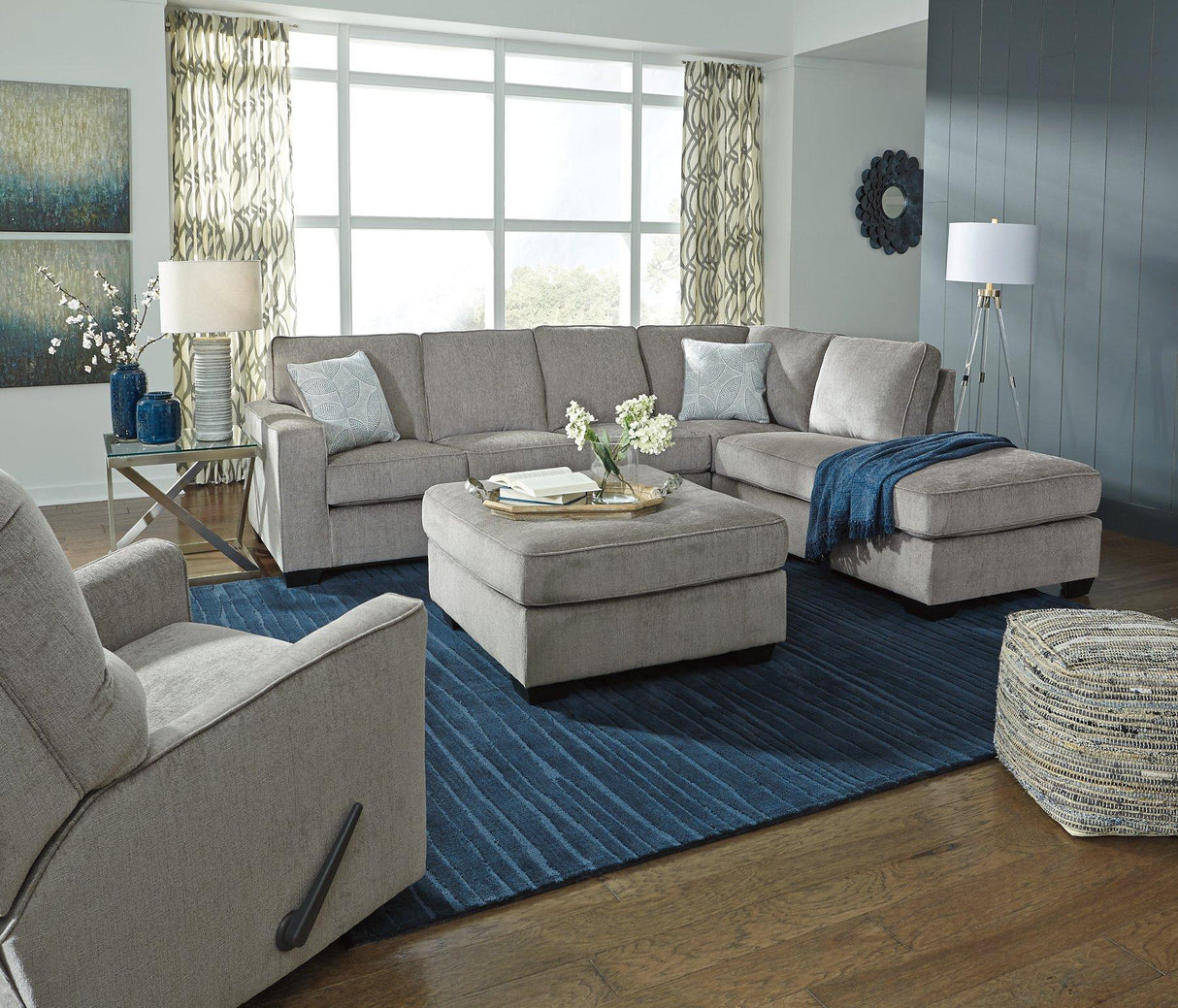 Altari Sleeper Sectional with Chaise - Furniture World