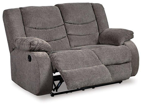 Tulen Reclining Loveseat - Furniture World