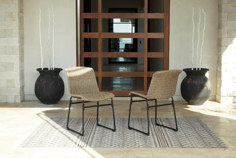 Amaris Outdoor Dining Chair (Set of 2) - Furniture World