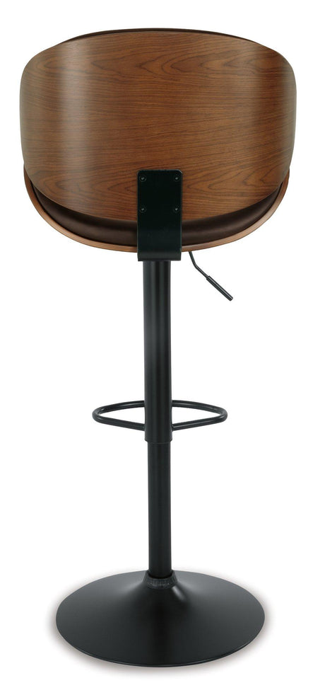Bellatier Adjustable Height Bar Stool - Furniture World