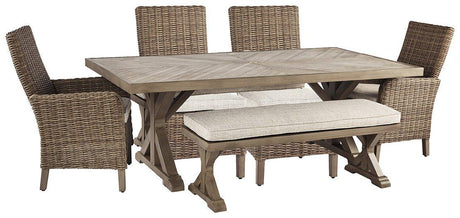 Beachcroft Outdoor Dining Set - Furniture World