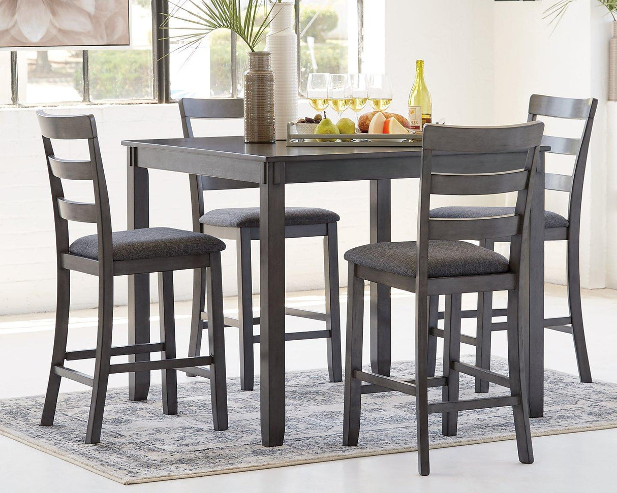Bridson Counter Height Dining Table and Bar Stools (Set of 5) - Furniture World