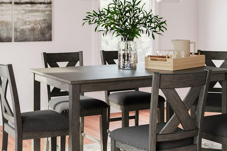 Caitbrook Counter Height Dining Table and Bar Stools (Set of 7) - Furniture World