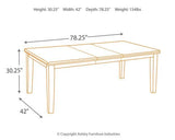 Haddigan Dining Extension Table - Furniture World