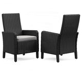 Beachcroft Outdoor Arm Chair with Cushion (Set of 2) - Furniture World