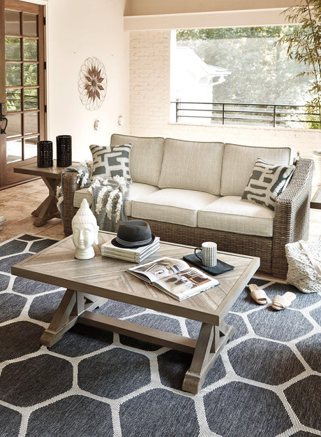 Beachcroft Beachcroft Nuvella Sofa with Coffee and End Table - Furniture World