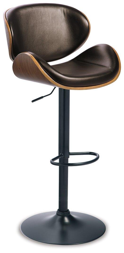 Bellatier Adjustable Height Bar Stool - Furniture World