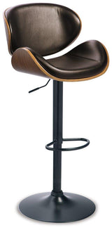 Bellatier Adjustable Height Bar Stool - Furniture World