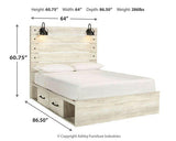Cambeck Bed with 4 Storage Drawers - Furniture World