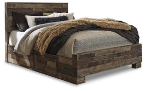 Derekson Bed with 2 Side Storage - Furniture World