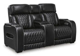 Boyington Power Reclining Loveseat with Console - Furniture World