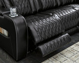 Boyington Power Reclining Loveseat with Console - Furniture World