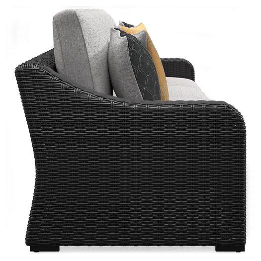 Beachcroft 2-Piece Outdoor Loveseat with Cushion - Furniture World