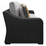 Beachcroft 2-Piece Outdoor Loveseat with Cushion - Furniture World