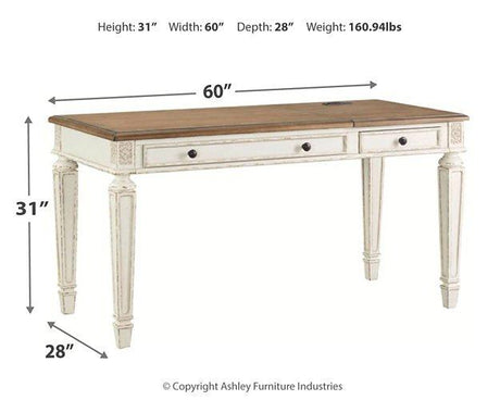 Realyn Home Office Set - Furniture World
