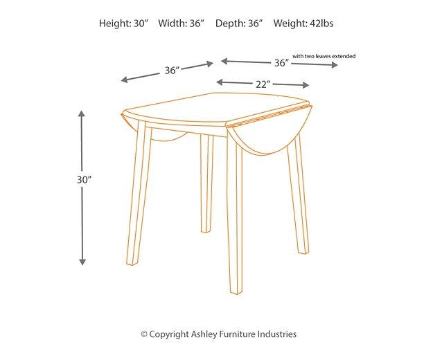 Hammis Dining Drop Leaf Table - Furniture World