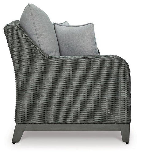 Elite Park Outdoor Loveseat with Cushion - Furniture World