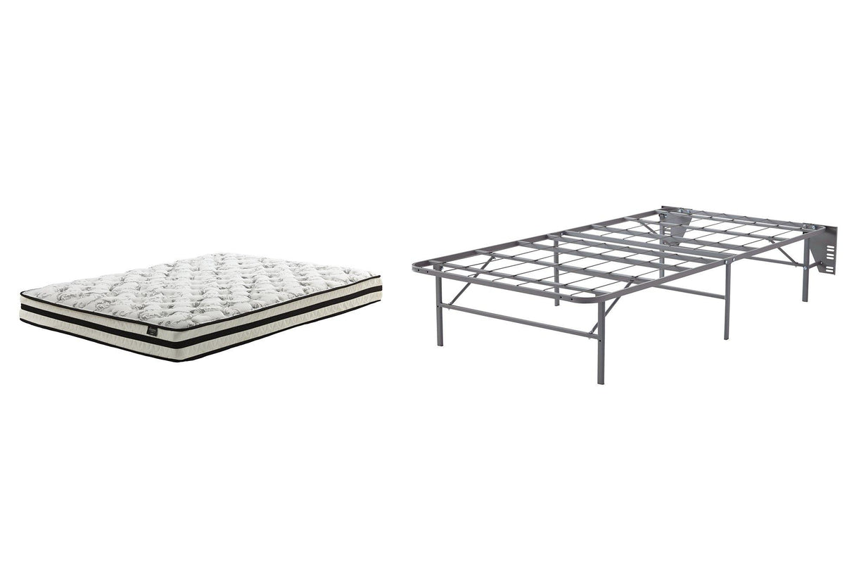 8 Inch Chime Innerspring Mattress Set - Furniture World