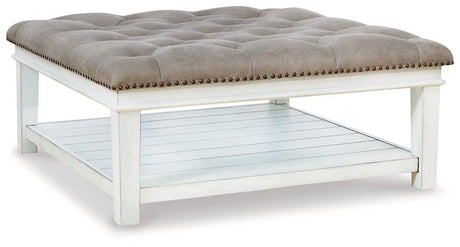 Kanwyn Upholstered Ottoman Coffee Table - Furniture World