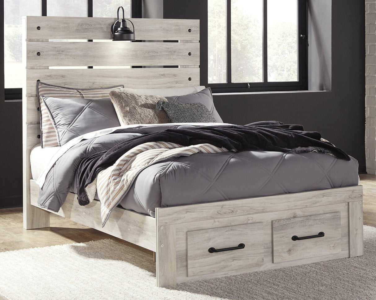 Cambeck Bed with 2 Storage Drawers - Furniture World