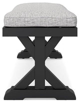 Beachcroft Outdoor Bench with Cushion - Furniture World
