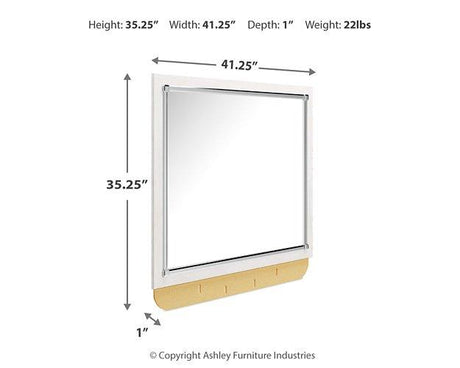 Altyra Bedroom Mirror - Furniture World