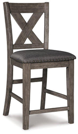 Caitbrook Counter Height Upholstered Bar Stool - Furniture World