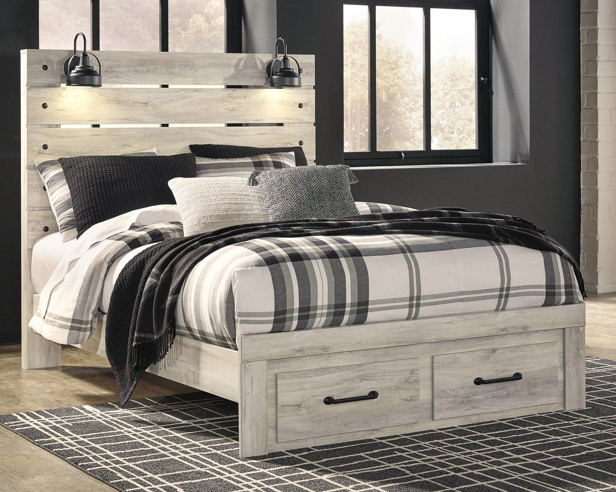 Cambeck Bed with 2 Storage Drawers - Furniture World