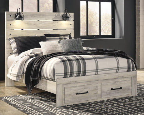 Cambeck Bed with 2 Storage Drawers - Furniture World