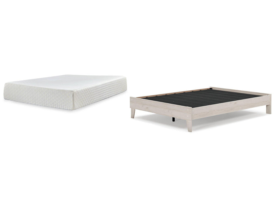 Socalle Bed and Mattress Set - Furniture World
