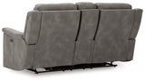 Next-Gen DuraPella Power Reclining Loveseat with Console - Furniture World