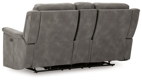 Next-Gen DuraPella Power Reclining Loveseat with Console - Furniture World