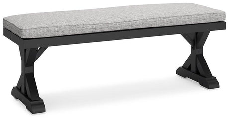 Beachcroft Outdoor Bench with Cushion - Furniture World