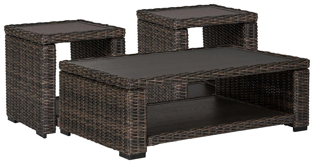 Grasson Lane Outdoor Occasional Table Set - Furniture World