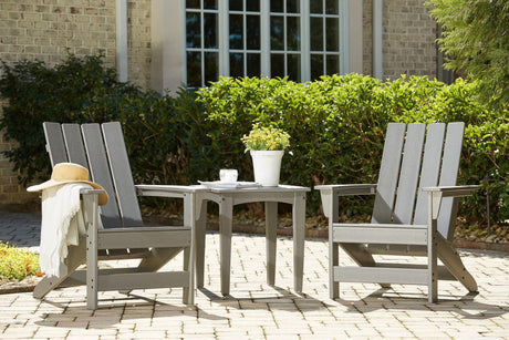 Visola Outdoor Adirondack Chair Set with End Table - Furniture World