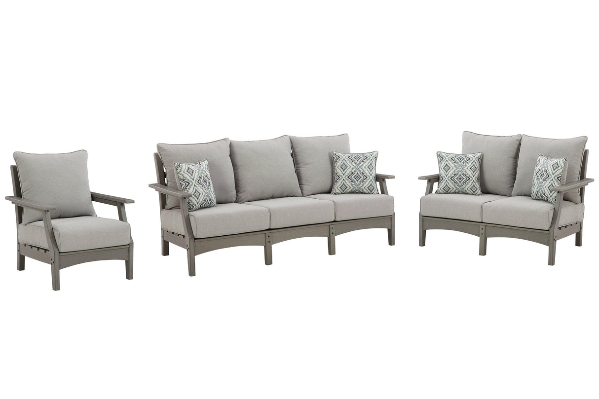 Visola Outdoor Seating Set - Furniture World