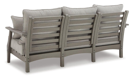 Visola Outdoor Sofa and Loveseat Set - Furniture World