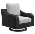 Beachcroft Outdoor Swivel Lounge with Cushion - Furniture World