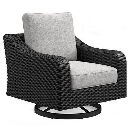 Beachcroft Outdoor Swivel Lounge with Cushion - Furniture World