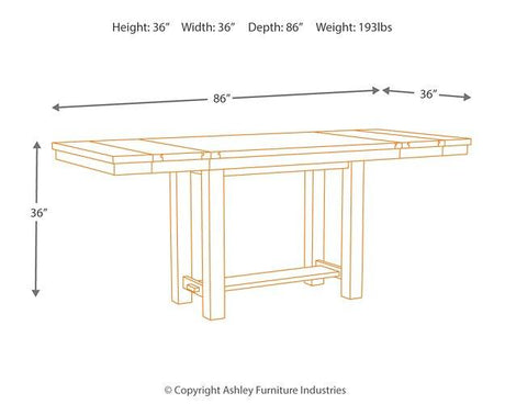 Moriville Dining Room Set - Furniture World