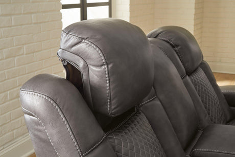 Fyne-Dyme Power Reclining Sofa - Furniture World