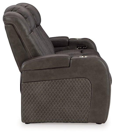 Fyne-Dyme Power Reclining Sofa - Furniture World