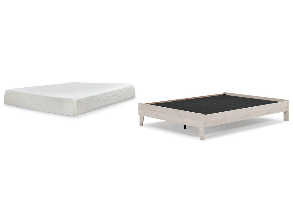 Socalle Bed and Mattress Set - Furniture World