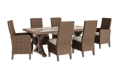 Beachcroft Outdoor Dining Set - Furniture World