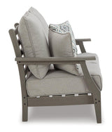 Visola Outdoor Sofa and Loveseat Set - Furniture World
