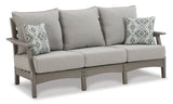 Visola Outdoor Sofa and Loveseat Set - Furniture World